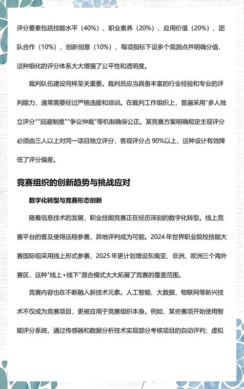 职业技能竞赛组织方案全流程指南 从筹备到复盘